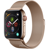 Фото Apple Watch Series 4 (GPS + Cellular) 40mm Gold Stainless Steel Case with Gold Milanese Loop (MTUT2)