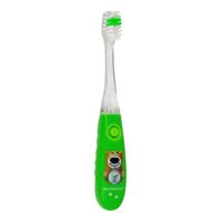 Зубная щетка Dentissimo Kids, зеленая, для 3-6 лет