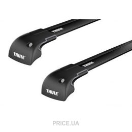 Thule Багажник на интегрированные рейлинги Wingbar Edge Black для Isuzu MU-X (mkII) 2013