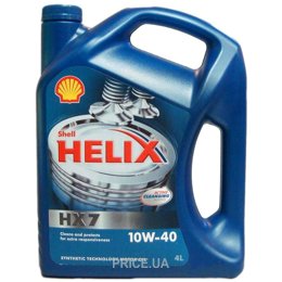 Моторное масло SHELL Helix HX7 10W-40 4л