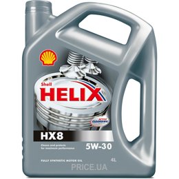 Моторное масло SHELL Helix HX8 5W-30 4л