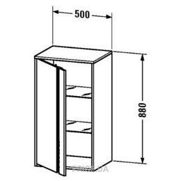 Мебель для ванных комнат Duravit Ketho 1266