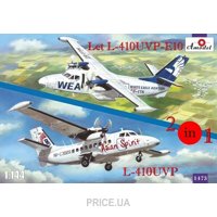 Amodel Самолеты Let L-410UVP-E10 и L-410UVP (2 модели в комплекте) (AMO1473)