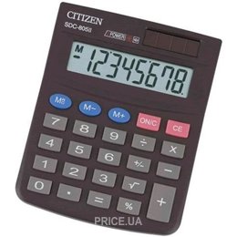 Калькулятор Citizen SDC-805