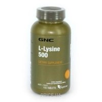 GNC L-Lysine 500 100 tabs