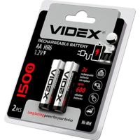 Фото Акумулятор VIDEX HR6/AA 1500mAh Blister/2pcs Videx