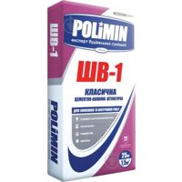 Штукатурка Polimin ШВ-1. Классическая Цементно-Изв