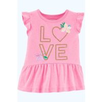 Carter&#039;s | Toddler Туніка рожева Glitter Love Pepl