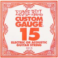 Ernie Ball Струна Ernie Ball 1015 Plain Steel .015