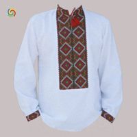 Фото Рубашка Украинская вышиванка 120 цвет белый размер